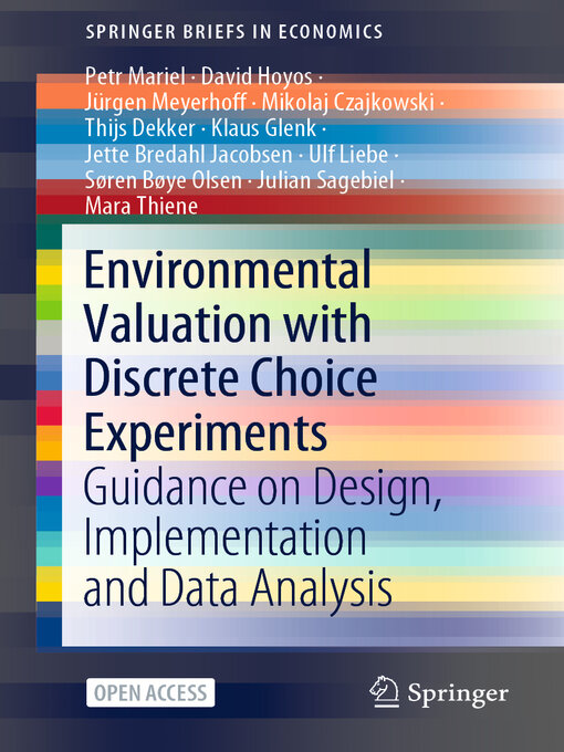 Title details for Environmental Valuation with Discrete Choice Experiments by Petr Mariel - Wait list
